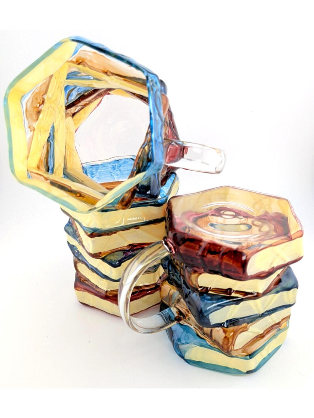 Painted Book Mug Novelty Coffee Mugs Book Lover Gift for Teacher Unique Glass 3 - Picture 7 of 7
